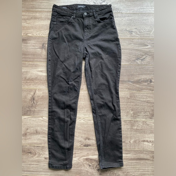 Frank & Oak Debbie skinny jeans black wash high rise 99% cotton - Picture 4 of 16